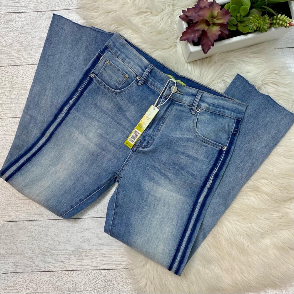 Gianni Bini Nora jeans high waisted with Stripes